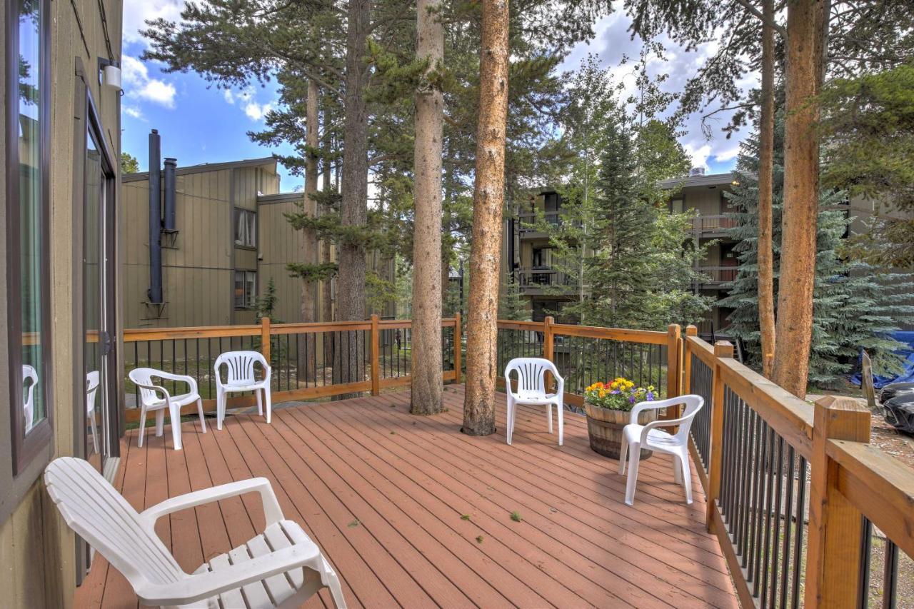 Breckenridge Condo With Balcony Walk To Ski Resort Buitenkant foto